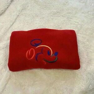 Walt Disney World Official Parks Merch Red Fleece Embroidered Sweatshirt Size XL